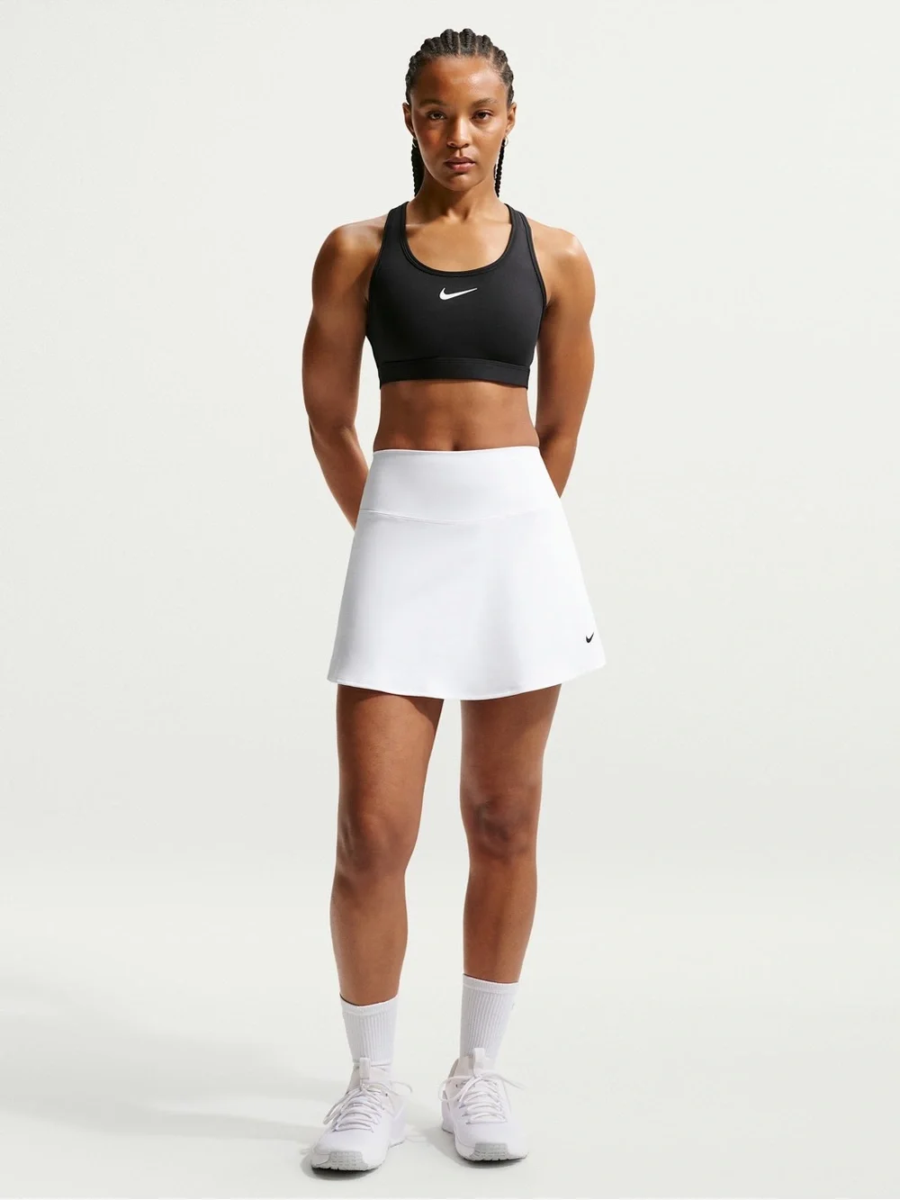 Nike Swoosh Women’s Plus Size 4X Medium Support Padded Racerback Sports Bra